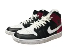 NIKE (ナイキ) WMNS AIR JORDAN 1 MID エアジョーダン 1 ミッド スニーカー BQ6472-016 28.5cm US11.5 レッド×ブラック メンズ/199