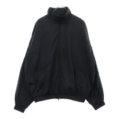 VETEMENTS (ヴェトモン) 25SS オーバルロゴ トラックスーツ ブルゾン ナイロンジャケット ブラック UA66JA370Bのサムネイル