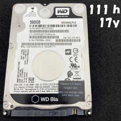 WD Black 500GB 2.5" 7mm SATA HDD | 111 h / y17 |  / WD5000LPLX-60ZNTT1 / wd black【947】