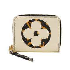 LOUIS VUITTON ルイ・ヴィトン ジッピーコインパース ゼブラ フラワー ブラック ラウンドファスナー モノグラム ジャイアント LV ジャングル アニマル アイボリー コンパートメント カードケース 財布 コインケース M67879
