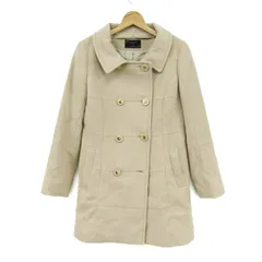 エニィスィス ウールコート ロングコート アウター オンワード樫山 レディース 2サイズ ベージュ anySiS 【中古】