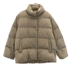 UNIQLO ユニクロ ウルトラライトダウンジャケット L ブラウン系 収納袋付き レディース 古着