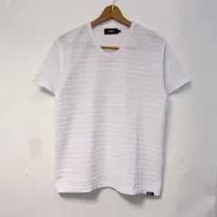 アズールバイマウジー 半袖シャツ ブランド トップス 白 メンズ Lサイズ ホワイト AZUL by moussy 【中古】