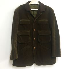 TAKEO KIKUCHI タケオキクチ ハンティングジャケット サイズ3 ブラウン 茶色 コーデュロイ 25a菊HG