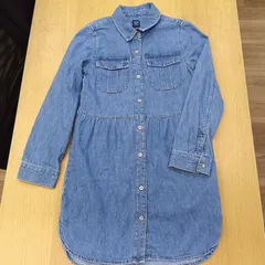 【値下げ】GAP　KIDS デニムワンピース　L　（140ｃｍ）