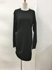 スライ SLY ワンピース F ブラック コットン100％ サイド長さ調整可 シャーリング 未使用 2506WR021