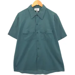 古着 80~90年代 ディッキーズ Dickies 半袖 ワークシャツ メンズXL相当 ヴィンテージ/eaa548588