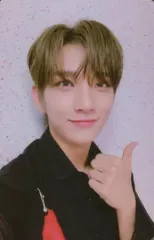 【中古】コレクションカード(男性) SEVENTEEN/JOSHUA(ジョシュア)/衣装黒・左手親指立て・裏面黒/CD「3RD Album ： An Ode(Real ver.)封入特典フォトカード