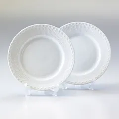 未使用品　ホワイトフルーテッド　ハーフレース　ボウル　16cm　2個 rc0000st0033.jpg