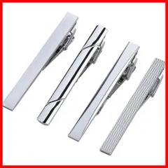 【人気商品】ネクタイピン 日常仕事 ネクタイピン ビジネス おしゃれ タイピン タイピン 結婚式 冠婚 メンズ 葬祭 高級 アクセサリー 4本 プレゼント セット