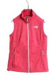 【お得なクーポン配布中!】 ノースフェイス ソフトシェル ベスト レディース S 古着 The North Face アウトドア フルジップ ストレッチ ハイネック 重ね着 裏 フリース