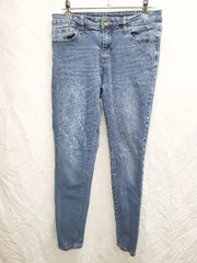 ◇ Θ antiqua アンティカ スキニー ジーンズ デニム パンツ サイズM インディゴ レディース P  【1409250016400】