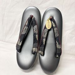 新品 きものやまと はなしのぶ 本革 草履 鼻緒ドット柄 - メルカリ