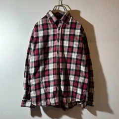 Eddie Bauer 90s チェック柄フランネルシャツ Mサイズ