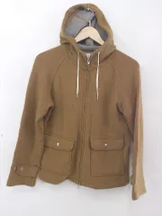 ◇ FORK&SPOON URBAN RESEARCH DOORS 長袖 ジップアップ パーカー サイズONE キャメル ブラウン系 レディース P  【中古】 【1211070010502】