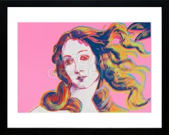 アンディ ウォーホル「ヴィーナスの誕生(ピンク) ,1984」展示用フック付ポスター ポップアート 発送目安10～15営業日