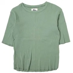 Pilgrim Surf+Supply ピルグリム サーフ+サプライ 23SS 日本製 Freya Rib Tee 五分袖リブTシャツ 37-04-0200-101 2 SAGE BEAMS カットソー トップス g13528のサムネイル