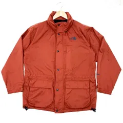 ■THE NORTH FACE ノースフェイス【合わせやすい濃いオレンジ系】マウンテンパーカー ナイロンジャケット ハイドロプルーフ M NY17003■L49