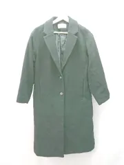 ◇ le.coeur blanc バックスリット ウール混合生地 フロントボタン 長袖 コート サイズ38 ブラック レディース E  【1310050045883】のサムネイル