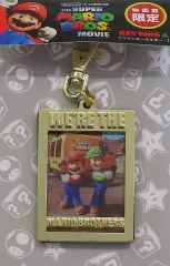 【中古】キーホルダー A.マリオ＆ルイージ ツインキーホルダー 「ザ・スーパーマリオブラザーズ・ムービー」 劇場グッズ