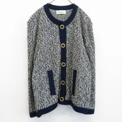 極美品【イヴサンローラン】ノーカラージャケット カーディガン 銀デカボタン M Saint Laurent | サンローラン公式オンラインストア | YSL.com