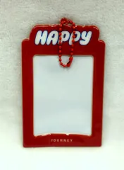 BTS Happy JIN フォトカードホルダー 赤