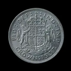 1937年　イギリスクラウン銀貨　ジョージ６世 イギリス 1937 ジョージ6世 クラウン 銀貨 NGC MS 63 5867243024