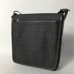 極美品 BURBERRY バーバリー ショルダーバッグ ボディクロスバッグ 濃 