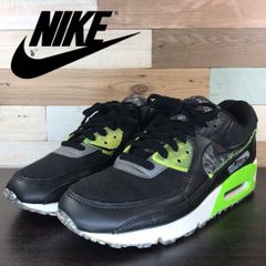 箱有 NIKE AIR MAX 90 ナイキ エア マックス 90 ブラック ボルト 黒 蛍光 イエロー 27.5cm U10919 DD0383-001