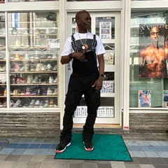 SmokeRise スモークライズ Stacked スタックド フレアデニム オーバーオール ストレッチ JET.B (OA14)