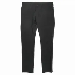 美品 21AW junhashimoto ジュンハシモト BYUN × 2V スリム テーパード パンツ ボトムス ストレッチ 5 黒 ブラック メンズ 古着 中古 USEDのサムネイル