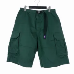 ノースフェイス パープルレーベル THE NORTH FACE PURPLE LABEL 23SS Stretch Twill Cargo Shorts ストレッチ ツイル カーゴ ショーツ ショートパンツ 34 グリーン 緑 NT4302N 国内正規