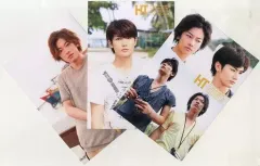 ポストカード(男性)　三浦春馬＆佐藤健 ポストカードセット(3枚組) 「DVD HT～赤道の真下で、鍋をつつく～」 アスマート購入特典 中古】ポストカード(男性) 三浦春馬＆佐藤健 ポストカードセット