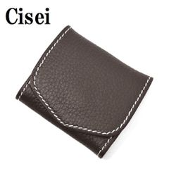 シセイ Cisei P1025 LD T MORO チセイ コインケース 小銭入れ ミニ 財布 ウォレット レザー メンズ モロ ダークブラウン