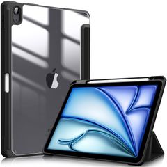 【人気商品】第7世代) / M2 (2025 (2024 第6世代) / M3 Air 5/4 ケース ケース 2022/2020 10.9 インチ Air 透明バックカバー Apple Pencil 11インチ 収納可能 ワイヤレス充電対応 三つ折スタンドのサムネイル