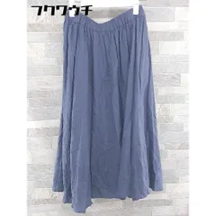 ◇ Lugnoncure ルノンキュール ロング ギャザー スカート サイズF ブルー系 レディース 【中古】 【1103300001865】のサムネイル