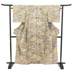 小紋/紫/美品/京友禅/仕立上がり/適応身長154～161㎝/11092