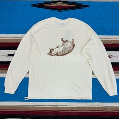 Niche./ニッチ 猫 PRINT L/S TEE SHIRT ② BEIGE Size XL 希望小売価格￥7,700-（税込）__