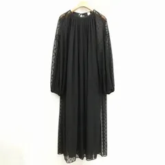 エリン ELIN ロンハーマン Ronherman 別注 花柄 ロング ワンピース ドレス 美品 38 ブラックのサムネイル