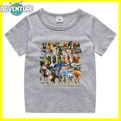 Tung Tung Tung Sahur トゥントゥントゥン サフール Itarian Brainrot イタリアンブレインロット半袖Tシャツ トップス 夏パジャマ 110 120 130 140 150 子供服キッズ服 tstc022 FR