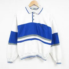 XL/古着 ピエールカルダン 長袖 スウェット メンズ 00s ツートンカラー 胸ポケット付き 襟付き 薄グレー他 霜降り 25jan22 中古 スエット のサムネイル