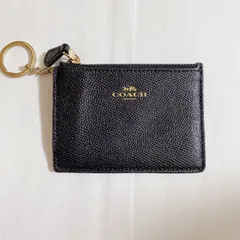 COACH 【コーチ】 パスケース コインケース 定期入れ 小銭入れ ブラック 黒