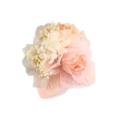 [クレインズコレクション] 小ぶり コサージュ ブローチ クリップ ピン 2WAY フォーマル 入学式 卒業式 結婚式 ハレの日に 小さな花束風 親子コーデ