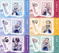 【中古】シール・ステッカー 全6種セット オリジナルステッカー 「バーチャルYouTuber ホロライブ×ローソン」 対象商品購入特典のサムネイル