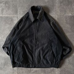 希少】90s DOCKERS 襟レザー 裏フリース ドリズラージャケット 黒L 