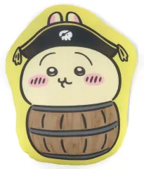 【中古】クッション・本体 樽のうさぎ ちいかわアドベンチャー ダイカットクッション 「ちいかわ なんか小さくてかわいいやつ ちいかわ＠お台場冒険王2024」 ちいかわお台場商店グッズ