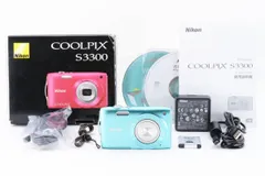 ☆極上品☆ニコン Nikon COOLPIX S3300 ミントグリーン ☆元箱・付属 