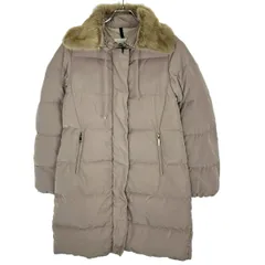 MONCLER モンクレール CLEM ファーダウンコート 220934994120 ベージュ 00