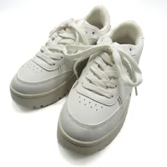 ザラ スニーカー ローカット シューズ 厚底 靴 キッズ 女の子用 33サイズ ホワイト ZARA 【中古】