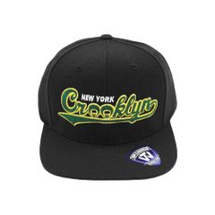 クルックリン ベースボール ロゴ スナップ バック キャップ / CROOKLYN BASEBALL LOGO SNAPBACK CAP [BLACK/ATHLETICS]